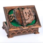 Ahsap Oymali Kurani Kerim Kutusu Rahle Boy