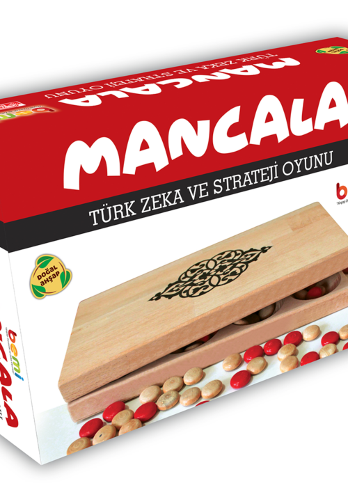 Ahsap Kutulu Mancala Türk Zeka ve Strateji Oyunu
